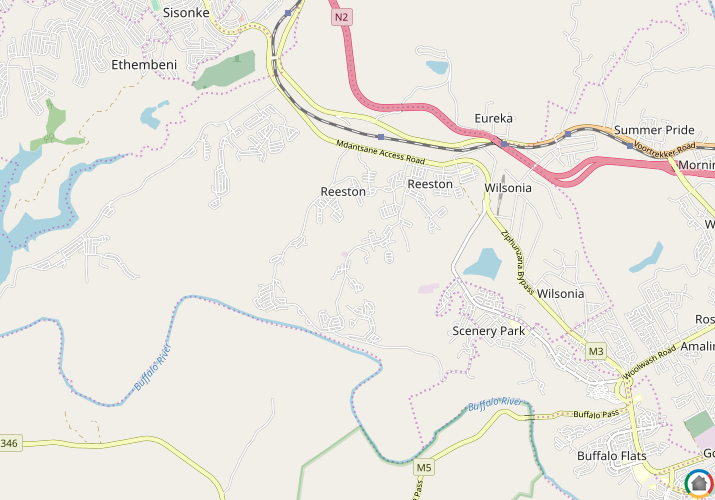 Map location of Reeston
